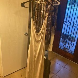 Long sexy cocktail dress